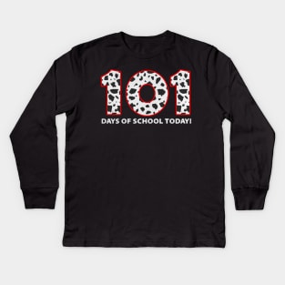 101 days of school today Kids Long Sleeve T-Shirt